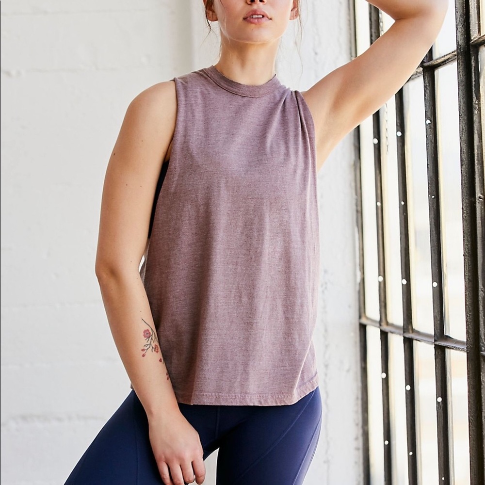 Free people movement no sweat tank solid